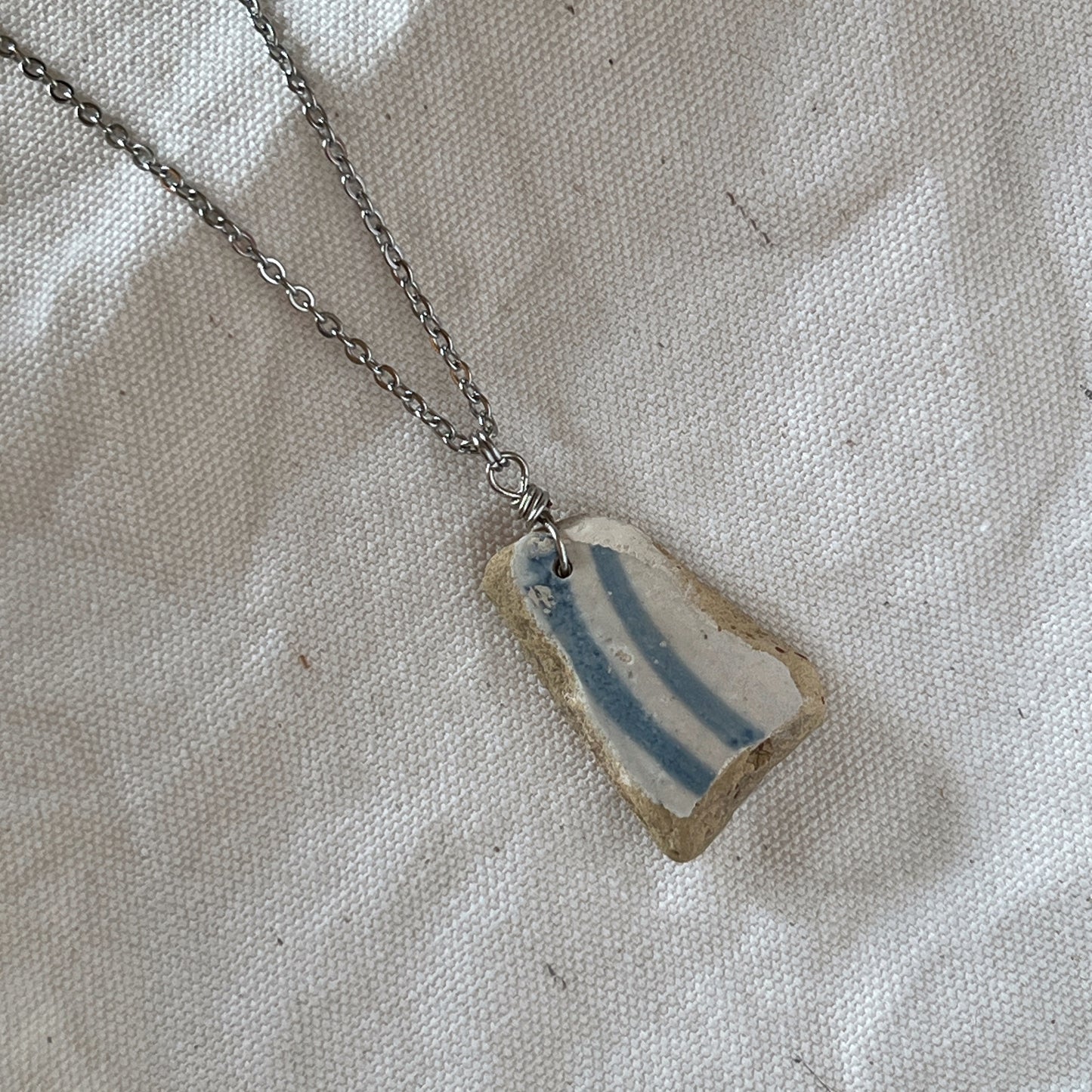 Large Mermaid Sea Pottery Necklace (Portugal)