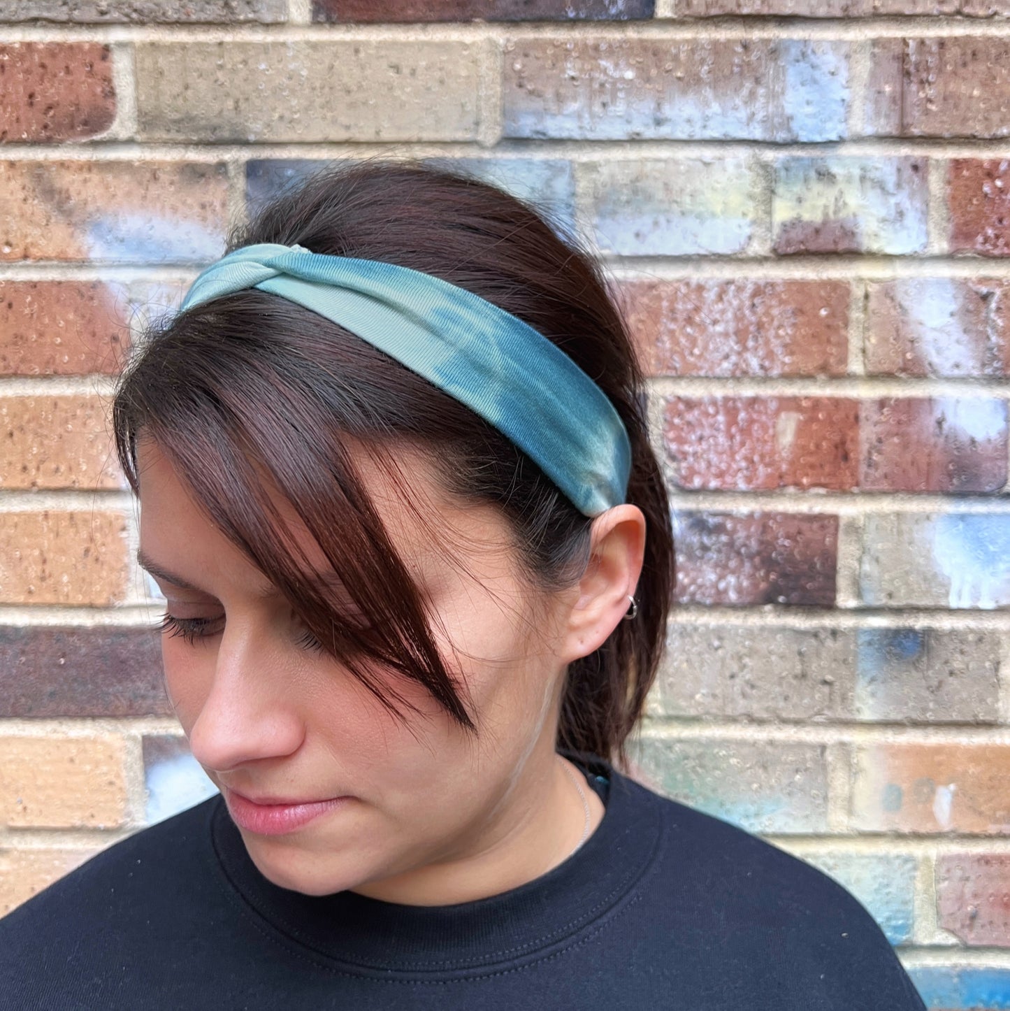 Hand-Dyed Headband (Olive Drab)