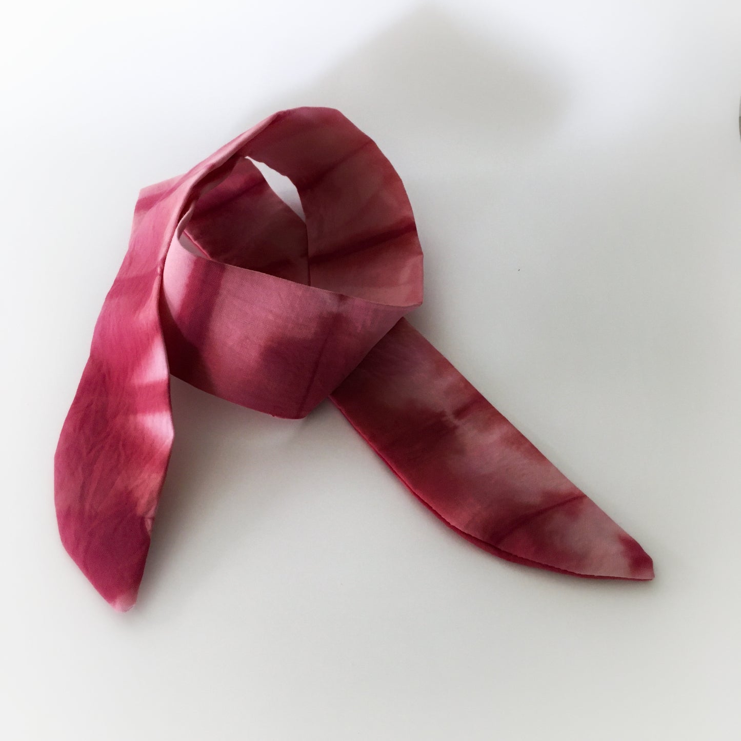 Hand-Dyed Hair Wrap (Cranberry)