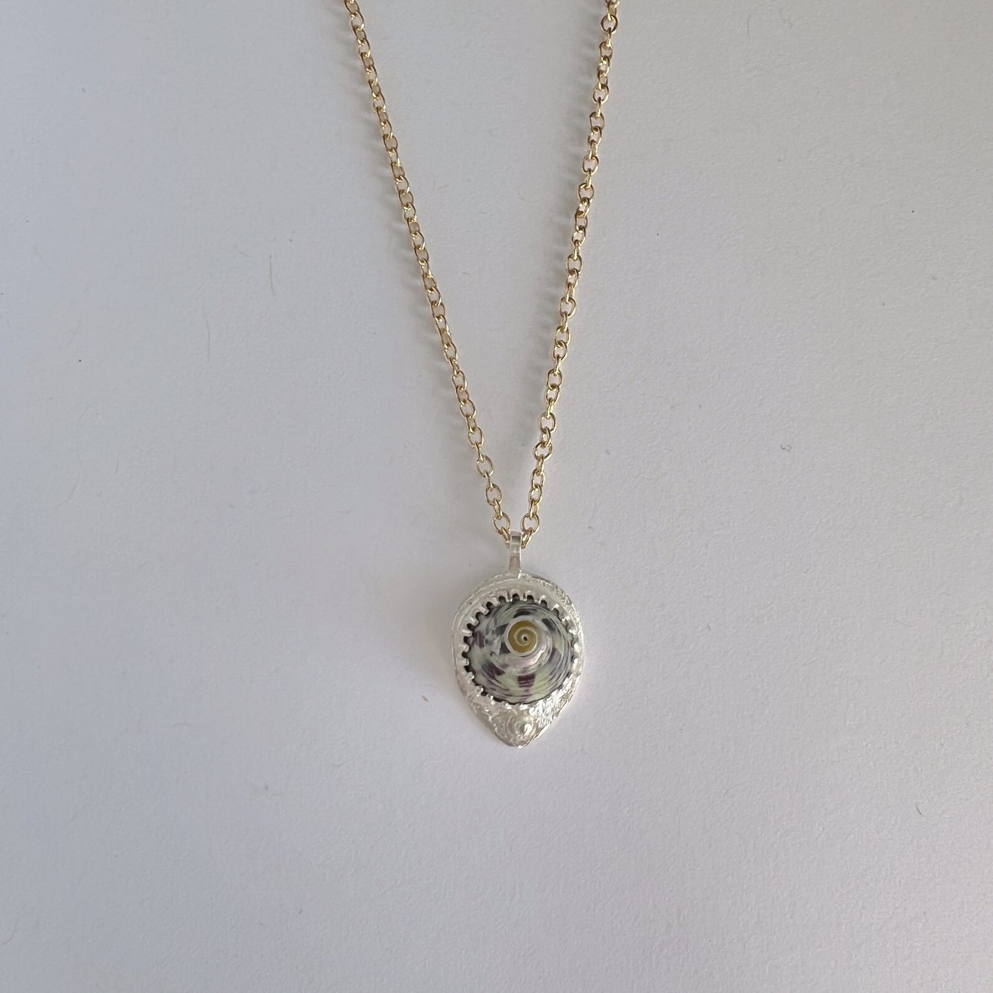 Portuguese Sunset Shell Necklace