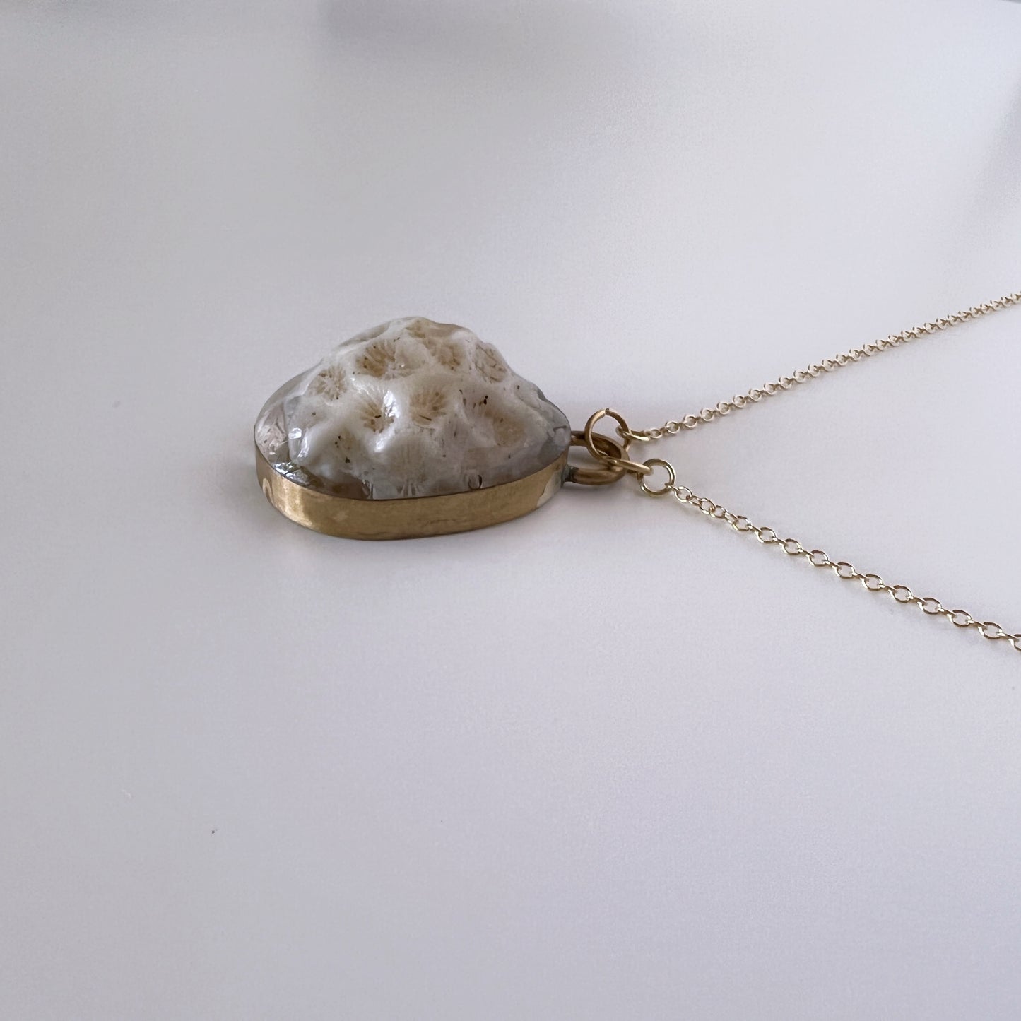 Brass Coral Pendent