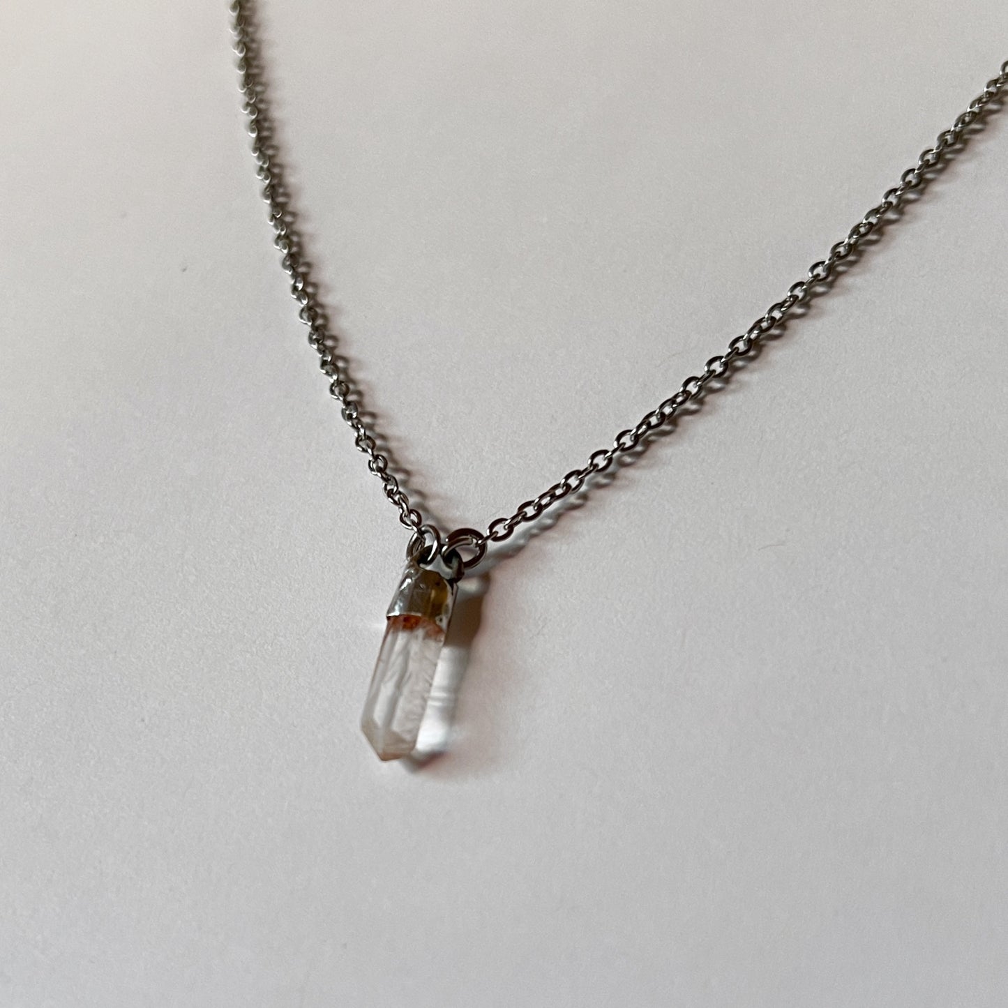 Clear Quartz Point Necklace (Small)