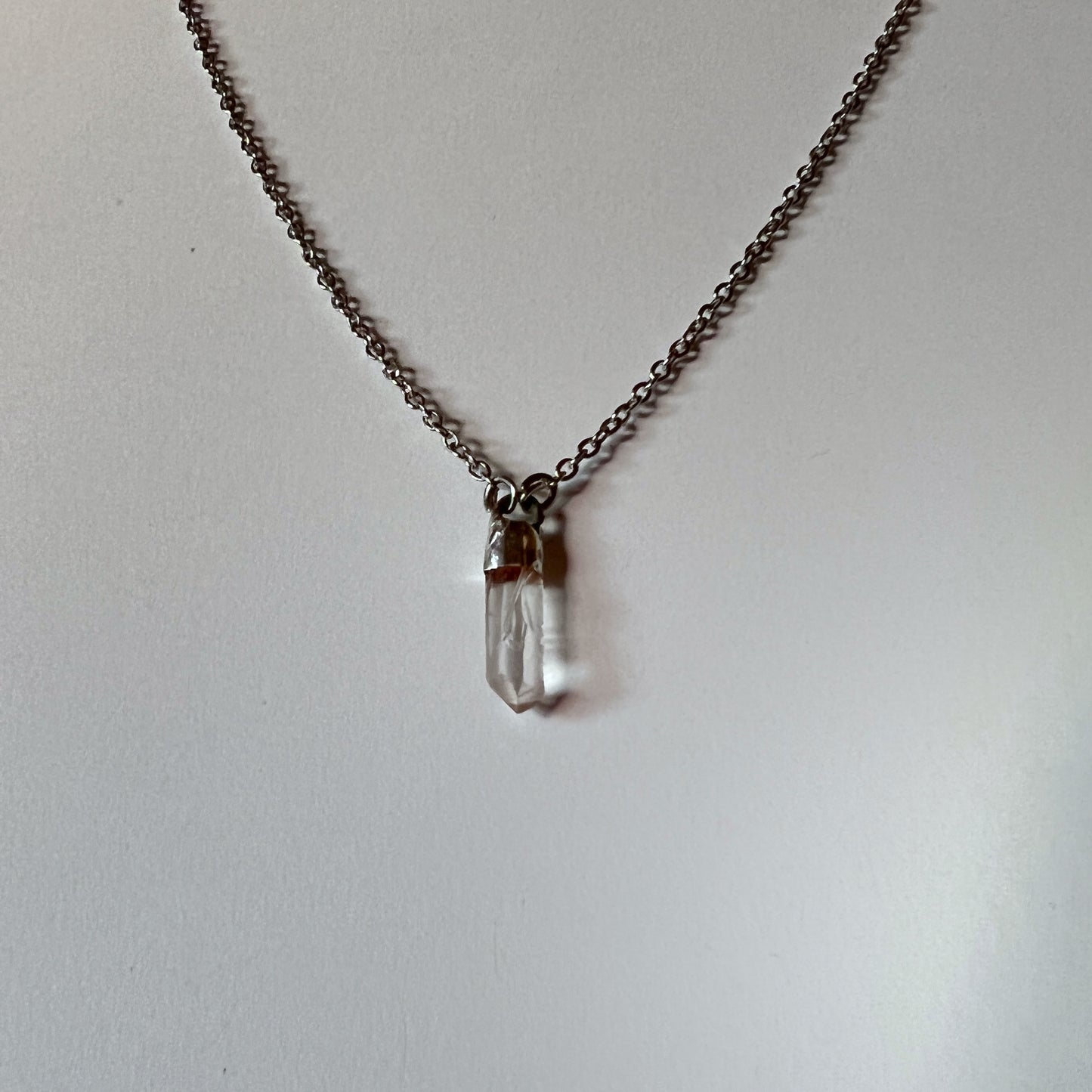 Clear Quartz Point Necklace (Small)